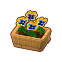 Furniture Potted Yellow-Blue Pansies.png