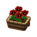 Furniture Potted Red Pansies.png
