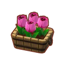 Furniture Potted Pink Tulips.png