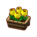 Furniture Potted Yellow Tulips.png