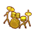 Gold Drum Set
