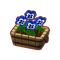 Furniture Potted Blue Pansies.png