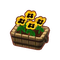 Furniture Potted Yellow Pansies.png