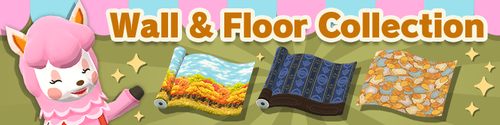 Scallop Scoop-Up Goals, Wall & Floor Collection [Animal Crossing