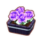 Furniture Potted G. Purple Roses.png