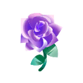 Gothic Purple Roses.png